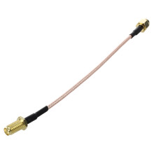 5X SMA Male A SMA Femelle Ecrou Cloison Sertissage RG316 Cable Coaxial Jumper Pigtail 15cm