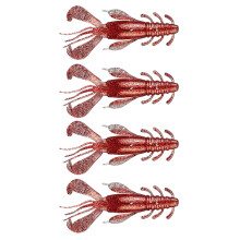 Soft Baits Crawfish Lures Artificial Fishing Baits Lure-Red