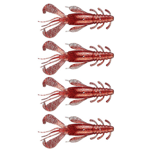 Soft Baits Crawfish Lures Artificial Fishing Baits Lure-Red