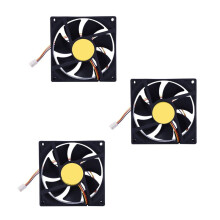 3X 3 Pin 90mm 25mm Cooler Fan Heatsink Cooling Radiator for Computer PC CPU 12V