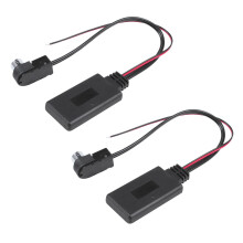2X Adaptador de Música de Módulo Inalámbrico de Coche Receptor Auxiliar Audio Aux para 121B 9857 9886 117