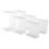 Acrylic Display Risers, Clear Rectangle Stands Shelf for Display 6Pcs 1