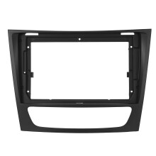 1/2Din Bil CD DVD Ram Audio Fitting Adapter Dash Trim Kit Facia Panel 9 Tum för E-Klass W211 1999-2007