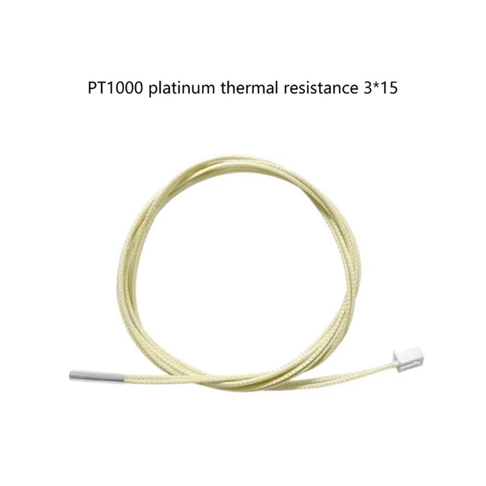 Pt1000 High Temperature Thermal Resistor Thermistor For 3D Printer Hotend Temperature Control, Easy Install Sensor 4712295112158