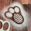 2X Easter Rabbit Foot Print Stencil Floor Bunny Foot Print Template Reusable Stencil 5