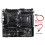 X99 Moderkort med Dubbla Socklar LGA2011-3, Dubbla Ethernet-Portar, Stöder 8XDDR3 RAM-Minne, Stöder E5 2678 V3 2676 V3 Processor 2