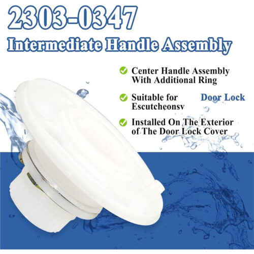 2pcs 2303-0347 Intermediate Handle Assembly for Rohl with Additional Ring Rosettes Escutcheons Part 1