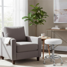 2PCS Round Stool Covers,Universal Fit Round  Covers,Stretchable Material Covers for 11-18 Inch Roundstools