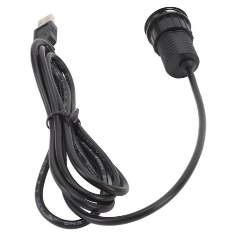 Desktop Power Grommet Small Hidden Flush Mount Power Strip Socket with 2 USB Charging  for Conference Table 1