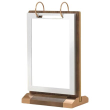 T Shape Table Number Card Restaurant Menu Paper Holder Acrylic Sign Holder Display Stand Photo Picture Poster Frame A6