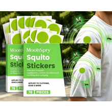 (2 box) Pack of 78 Mosquito Repellent Stickers - Citronella Infused Outdoor Patches