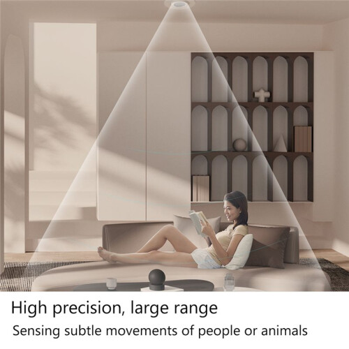 Hög Precision, Mänsklig Sensor, ZigBee 3.0, Kroppssensor, Rörelse, Trådlös Anslutning, IPX5, Vattentät
