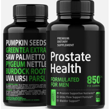 (2 bottes) Prostate for Men Health Supplement DHT Blocke Urinary Tract Support 60 Capsules