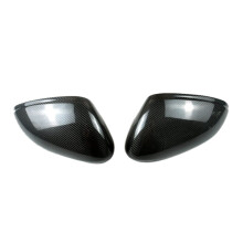 1 Pair Carbon Fiber Wing Rearview Side Mirror Cover Cap for - Cayenne 2018-2021