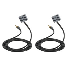 2X Adaptador de Cable AUX de GPS para Coche de 3,5 mm de Audio Aplicable A   2006-2013 Conector de Entrada