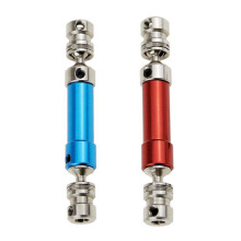 2 Set Metal Rear Drive Shaft Cvd for 12428 12423 1/12 Rc Car Crawler Short Course Truck Upgrade Hop- Parts, Red &