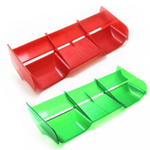 2pcs 1:8 Buggy RC Cars RC Plastic Nylon Tail Wing For 1/8 Scale Nitro Electric Powered Off Road BuggyTruck Remote - Red & Green