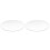 2pcs Transparent 3mm Thick Mirror Acrylic Round Disc Diameter - 100mm & 85mm 1