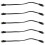 30 Pcs 1 Ft Flat Internet Network Cable Solid Cat6 High Speed Patch Lan Wire with Snagless Rj45 Connectors 1