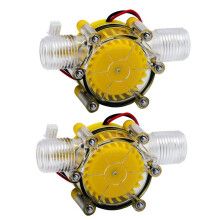 2 Pcs 10W Water Flow Pump   Generator Turbine Flow Hydraulic Conversion, 5V & 80V