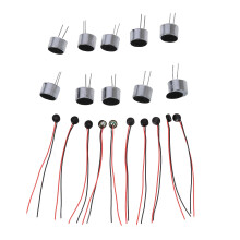 20 Pcs Electret Condenser Miniphone for PC Phone MP3 MP4, 10 Pcs 9.7X7Mm & 10Pcs 4X2Mm