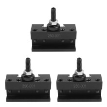 3X 250-001 Cnc Portaherramientas de Torno de Cambio Rápido Soporte del Cortador del Poste Kit