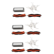 18 x Side Brush + 12 x Hepa Filter + 6 x Main Brush for Vacuum 2 S50 Mi Robot Vacuum Cleaner Parts