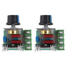 2X regulator of Voltage controller speed dimmer SCR 2000W AC 220V