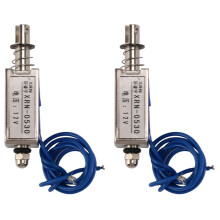 2X Solenoid electric solenoid type push / pull 10 mm  12 V 2.1 kg force