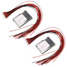 2X 16S 48V 30A LiFePo4 Battery Protection Board BMS PCB with Balance for E-Bike EScooter