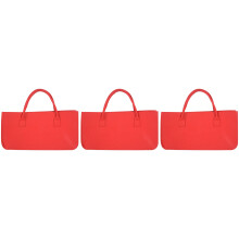3X Purse, Storage Bag Large Capacity Casual Shopping Bag - Red