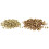 100PCS M3 x 3mm Female Thread Brass Knurled Threaded Insert Embedment Nuts & 100PCS M2 x 3mm 1