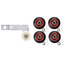 5 Pcs for W10837240 Dryer Idler Pulley Replace Part for Dryer ,1 Pcs A & 4 Pcs B