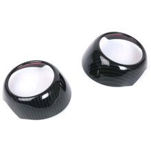 2 Pair Car Interior: 1 Pair Car Door Handle Cover Trim & 1 Pair Car Dashboard Side Air Vent Decoration Ring Cover Trim