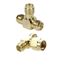 3 Pcs Accessories: 1 Pcs SMA Female to Two SMA Female RF Connector & 2 Pcs RP SMA Male to Two RP SMA Female Connector