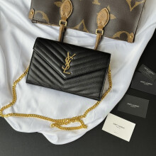 YSL Monogram WOC Caviar 360452