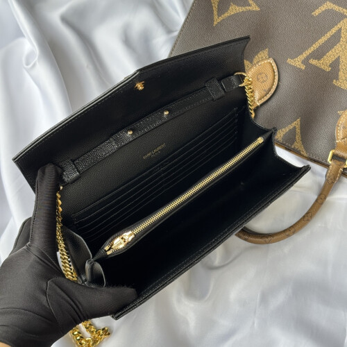 YSL Monogram WOC Caviar 360452 2