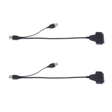 2X USB 2.0 to IDE S-ATA 2.5/3.5 Inch Adapter for HDD/SSD Laptop Hard Disk Drive Converter Cable
