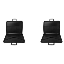 2X Art Portfolio Case with Zipper,Artist Carrying Case Poster Board,Tote Bag for Art Storage Folder