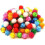 Pompons à paillettes de 2 cm, 100 pièces 1