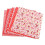Baumwollstoffquadrate 25x25cm rot 7 Stück 1