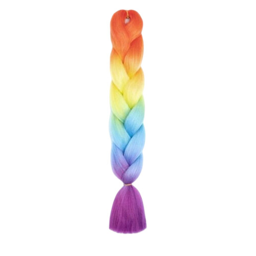 Cabelo sintético pré-esticado para tranças, 60 cm (24 polegadas), pacote com 3 unidades.