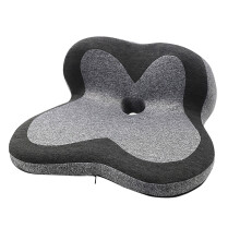 L-Shaped Memory Foam Chair Cushion with Lumbar & Back Support, Butt Pillow for Office Workers – Compatible with Standard Chairs