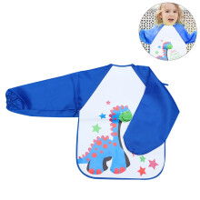 Waterproof Smock Blue EVA Painting Apron for Children Painting Easy to Clean Reusable 30.7x23.6 Inches