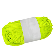 Luminous Neon Crochet Yarn – Reflective, Thick, Beginner-Friendly, Glow-in-the-Dark DIY Yarn for Knitting & Crocheting (1 Roll)