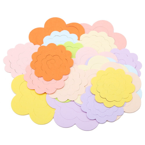 Blomsterdesign Quillingpapirsæt – 20 stk.