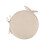 Rundes Sitzkissen mit Gurten – Polyester, 30 cm, Beige 1