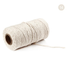 100 m gedrehtes Makramee-Seil – 2 mm Durchmesser
