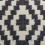 Beliani Pouffe KNIDOS Wool Black/ White 6