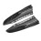 Car Rear Bumper Lip Diffuser for  A3 S3 8V Hatchback Version 2013-2016 Bumper Side Spoiler Air Vent Canard Splitter 3